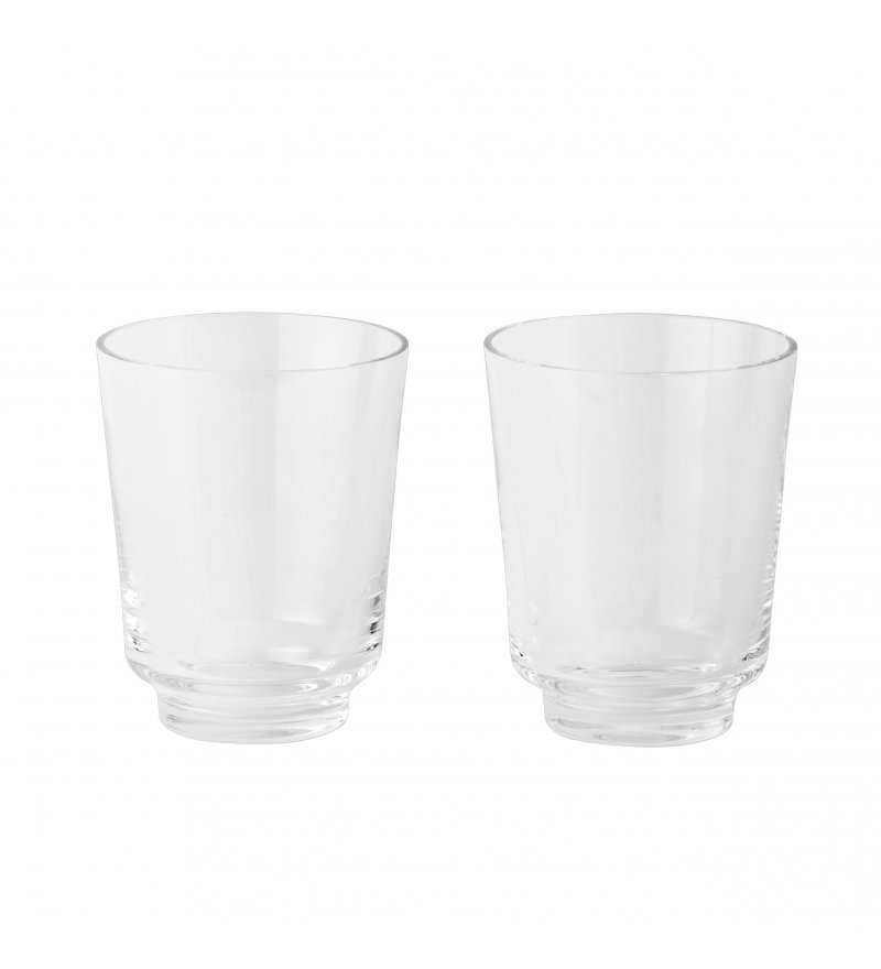 Muuto RAISE Szklanki do Wody 300 ml 2 Szt. Bezbarwny