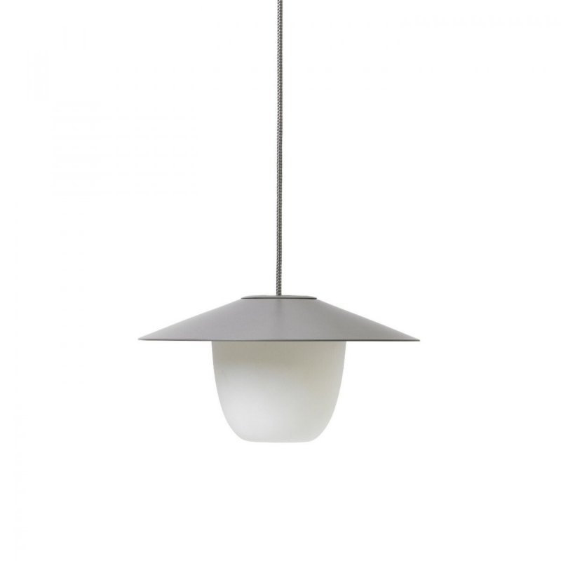 Blomus ANI Bezprzewodowa Lampa LED 2w1 Stołowa/Wisząca 33 cm Satellite (Odcień Szary)