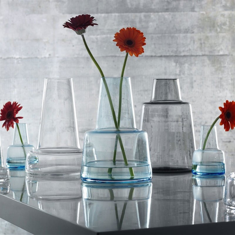 Holmegaard FLORA Wazon do Kwiatów 12 cm Niebieski