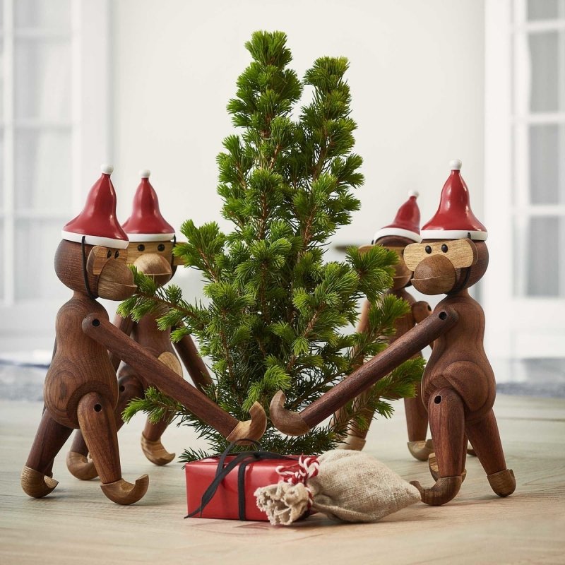 Kay Bojesen MONKEY Czapeczka Świąteczna do Małej Małpki