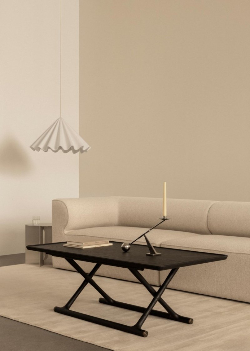 Audo DANCING Lampa Wisząca 65 cm Design Iskos-Berlin / Biała
