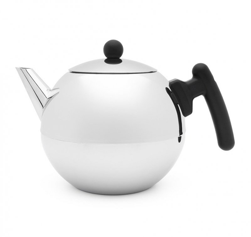 Bredemeijer BELLA RONDE Dzbanek Termiczny 1,2 l Srebrny Połysk