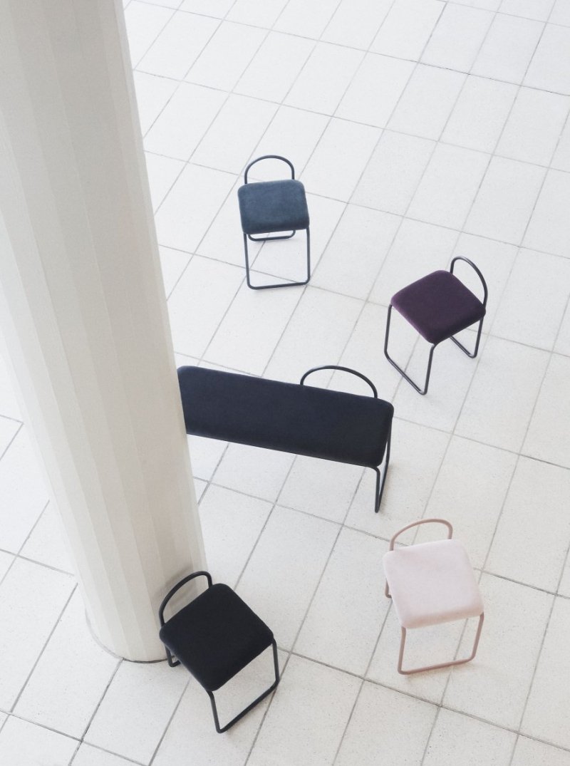 Aytm ANGUI Krzesło Czarne - Siedzisko Czarna Skóra