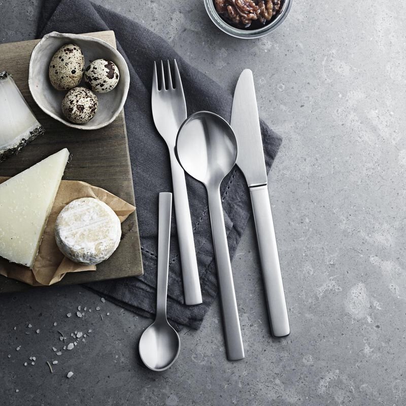 Georg Jensen NEW YORK Zestaw Sztućców do Przystawek 8 El. Matowy