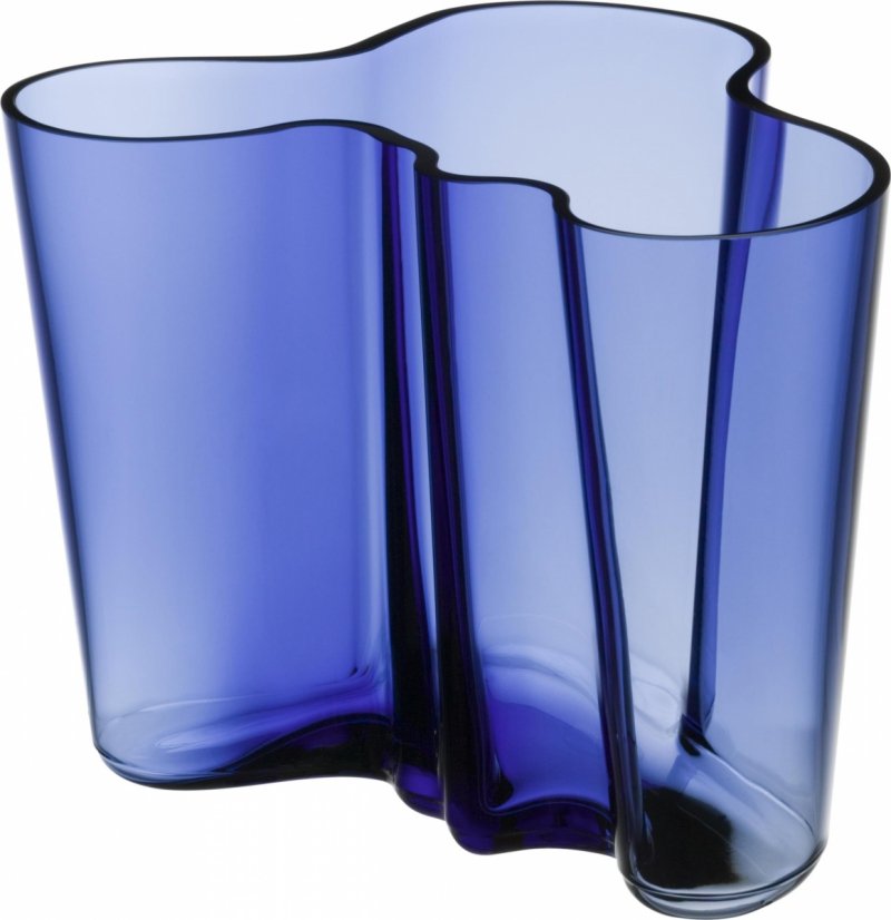 Iittala AALVAR AALTO Wazon do Kwiatów 16 cm / Niebieski Ultramaryna
