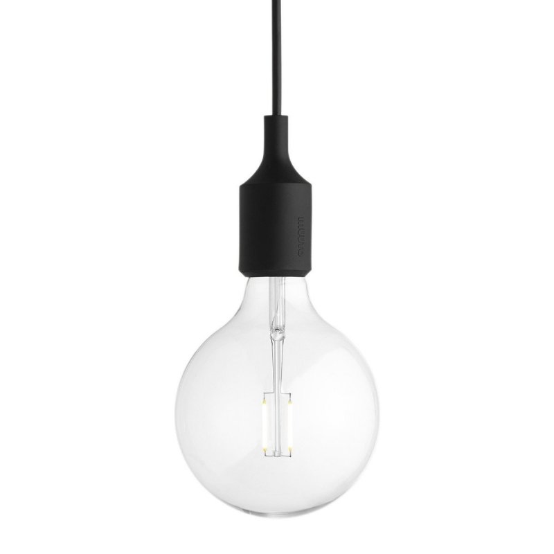 Muuto E27 Lampa Żarówka LED - Czarna
