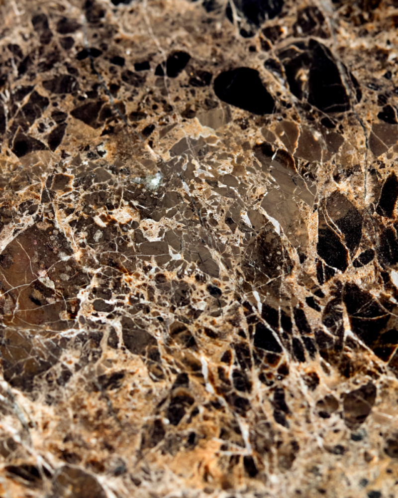 Luksusowy brązowy dozownik marmurowy do łazienki i kuchni Able