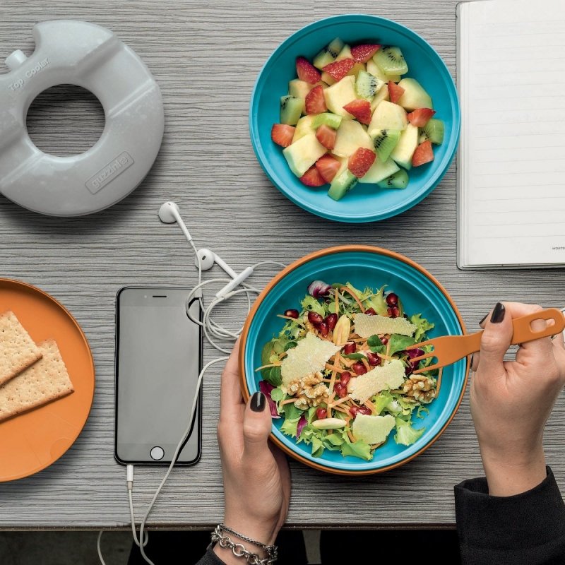 Guzzini ZERO ON THE GO Lunchbox / Niebieski