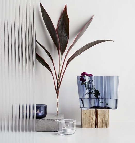 Iittala VALKEA Świecznik Tealight / Czerwony