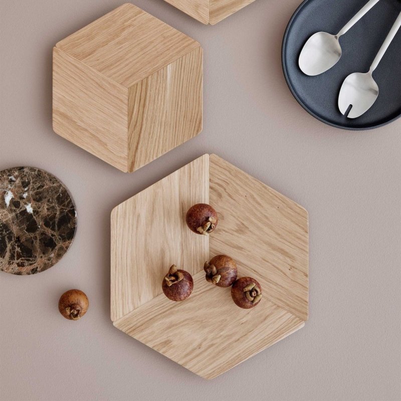 Blomus HEXA Drewniana Misa Dekoracyjna M