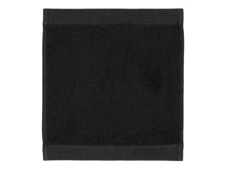 Sodahl COMFORT Ręcznik Łazienkowy do Rąk 30x30 cm Czarny / Zestaw 6 Ręczników