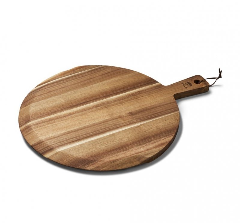 Holm WOODEN Okrągła Deska do Krojenia i Serwowania 40 cm Akacja