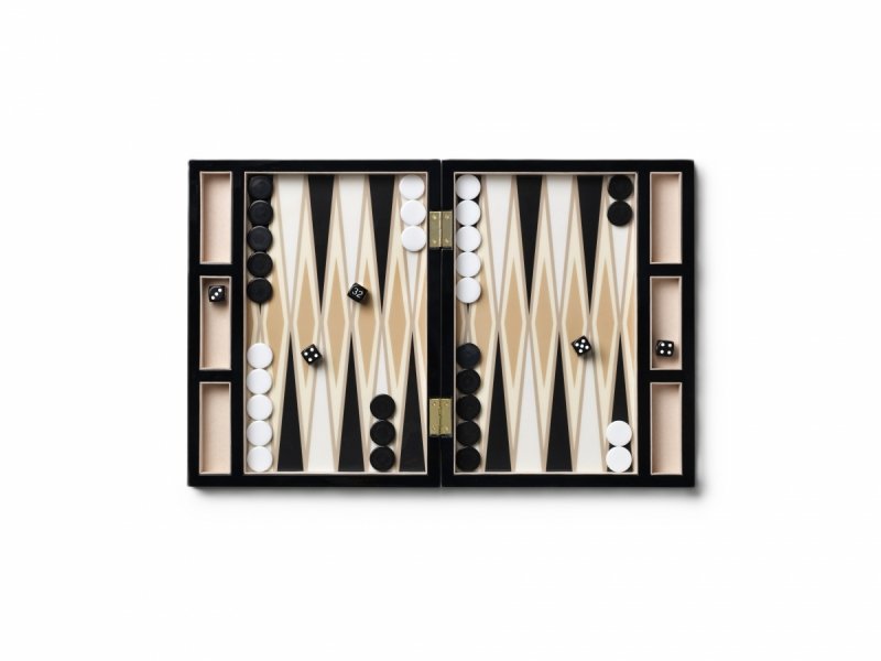Printworks GAMES Zestaw do Gry / Backgammon - Czarny