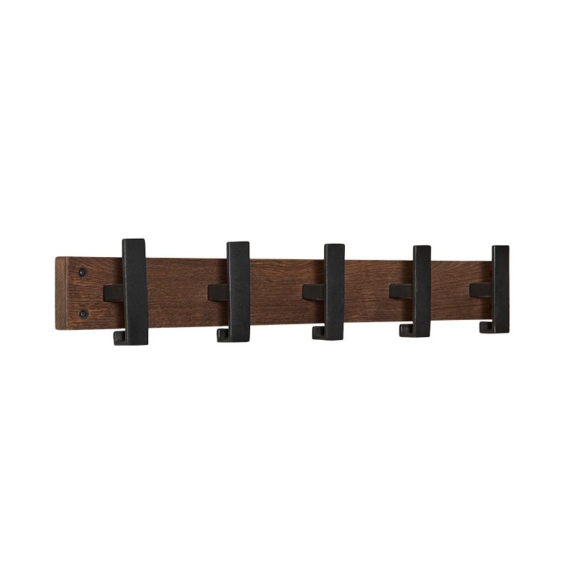 Muubs HARLEM Ścienny Wieszak na Ubrania 60 cm / Ciemny Dąb