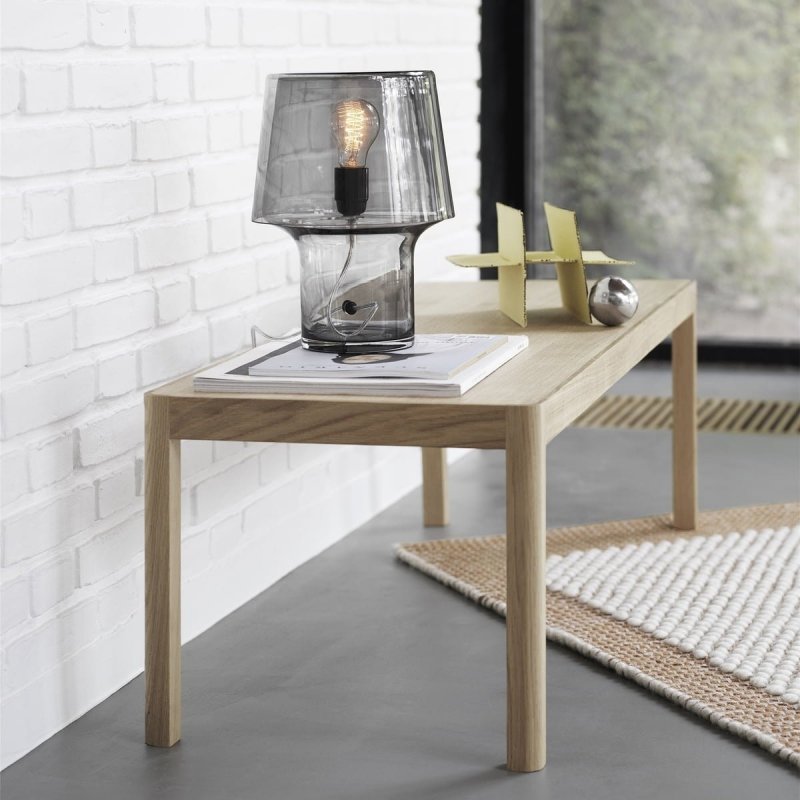 Muuto COSY IN GREY Szklana Lampa Stołowa / Szara