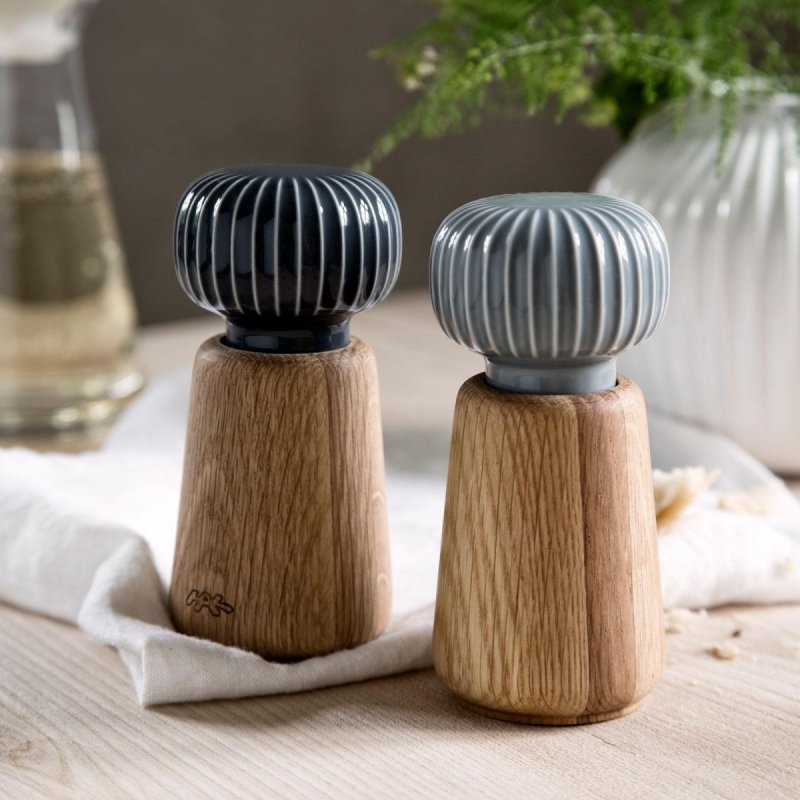 Kähler HAMMERSHØI Młynek do Soli lub Pieprzu 14,5 cm Granatowy