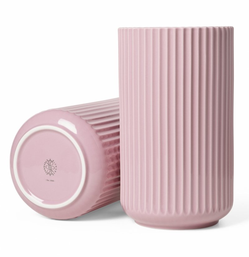 Lyngby Porcelain LYNGBY Wazon do Kwiatów 25 cm / Różowy