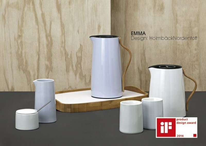 Stelton EMMA Dzbanek Termiczny - Termos do Kawy - Błękitny
