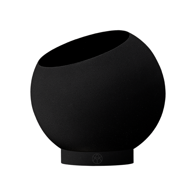 Aytm GLOBE Donica do Kwiatów 17 cm / Czarna