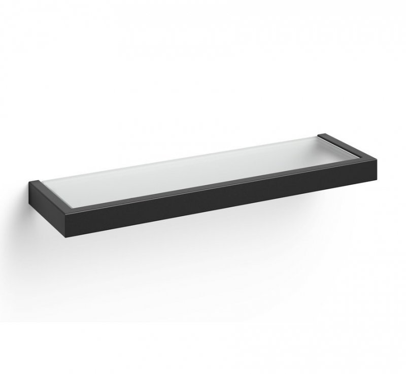 Zack LINEA BLACK Półka Łazienkowa 46,5 cm Czarna