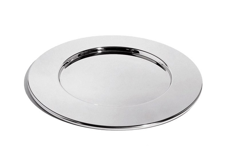 Alessi SG43 Stalowa Podstawka pod Talerz 33 cm  / Srebrna