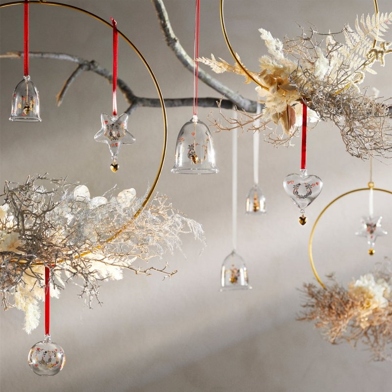 Holmegaard CHRISTMAS Bombka Szklana - Zawieszka Świąteczna - Gwiazda / Edycja 2023