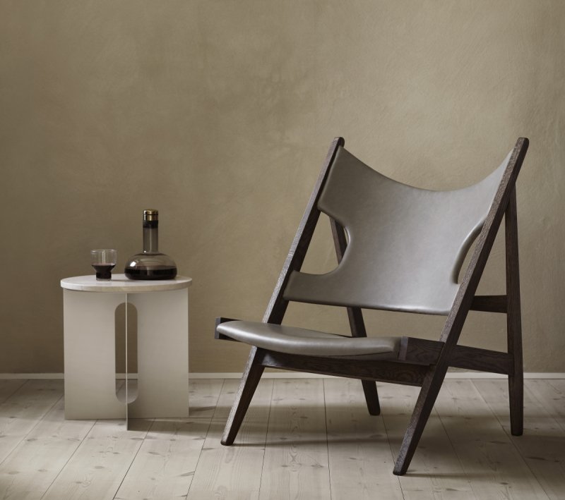 Audo NORM Napowietrzająca Karafka do Wina - Dekanter 1l - Szara / Złoty Korek