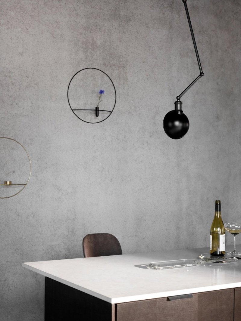 Menu HUDSON Kinkiet - Lampa Ścienna z Regulacją Ramienia / Czarna