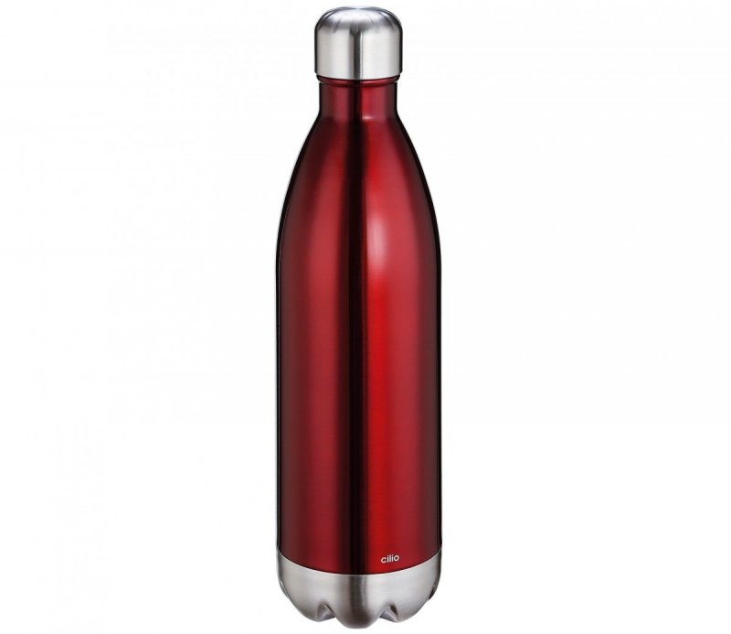 Cilio ELEGANTE Butelka Termiczna do Wody 1,0 l Czerwona