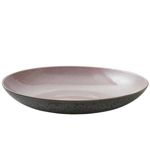 Bitz GREY Patera 40 cm Szara - Różowy Środek