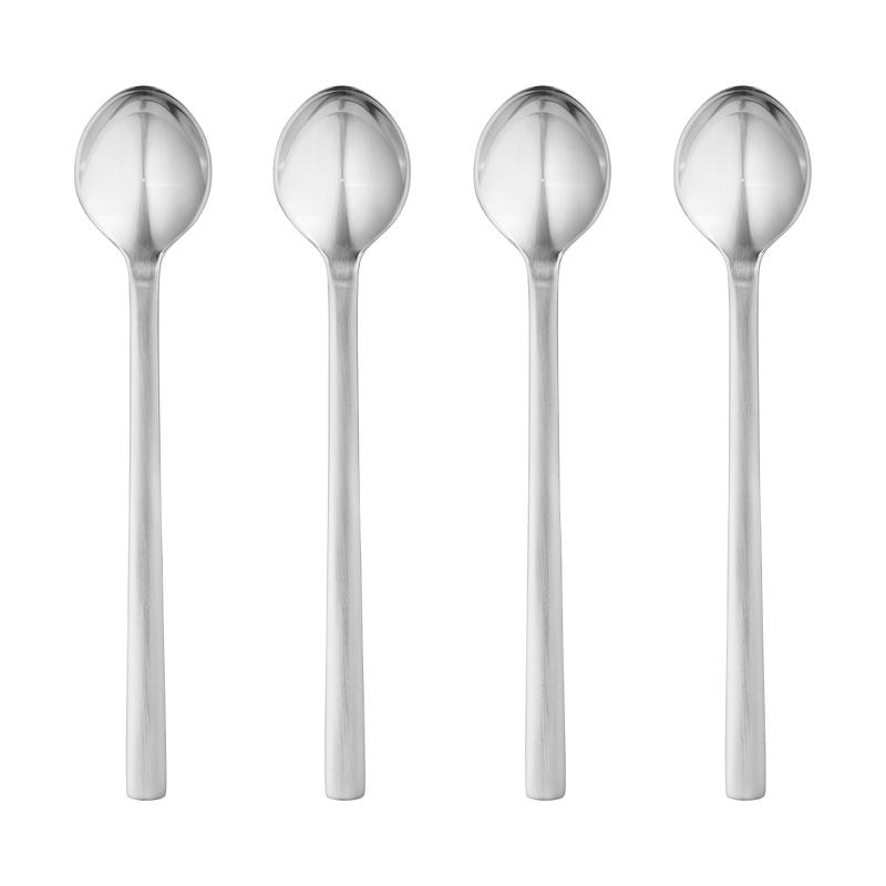 Georg Jensen NEW YORK Łyżeczki do Kawy Latte 4 Szt. Matowe