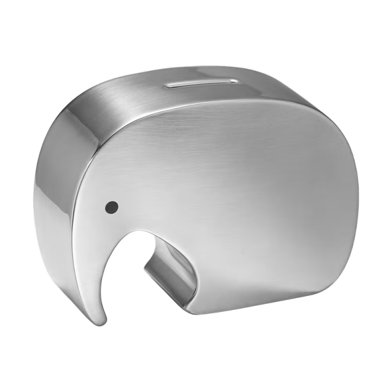 Georg Jensen MINIPHANT Mała Skarbonka Słonik / Srebrna Matowa