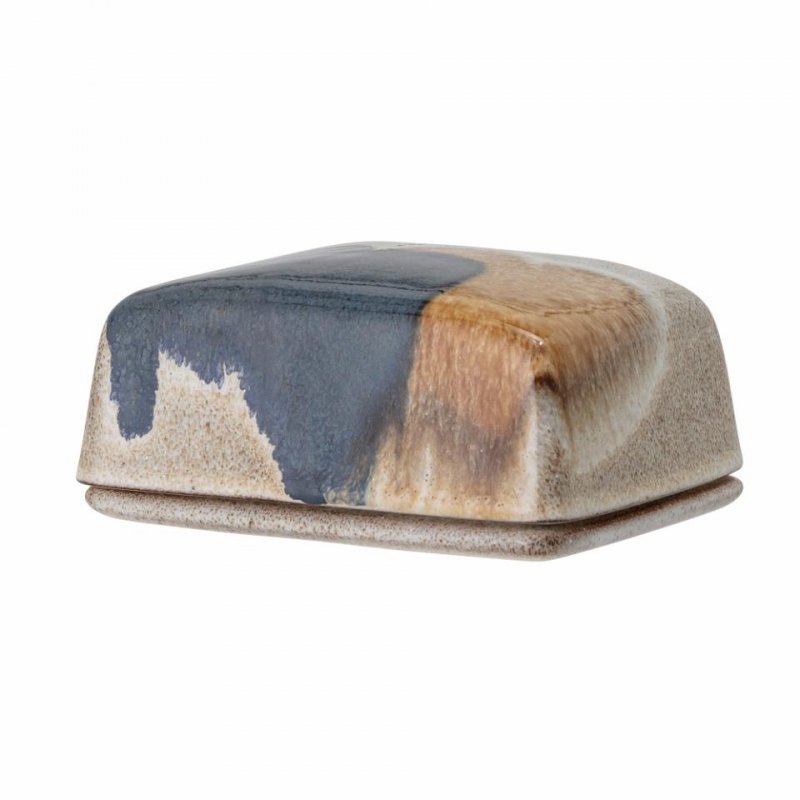 Bloomingville JULES Ceramiczna Maselniczka z Pokrywką / Kolorowa