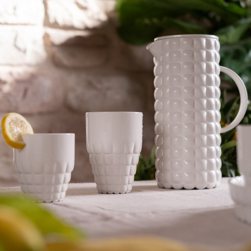 Guzzini TIFFANY Dzbanek do Napojów 1,75 l Tworzywo / Mlecznobiały