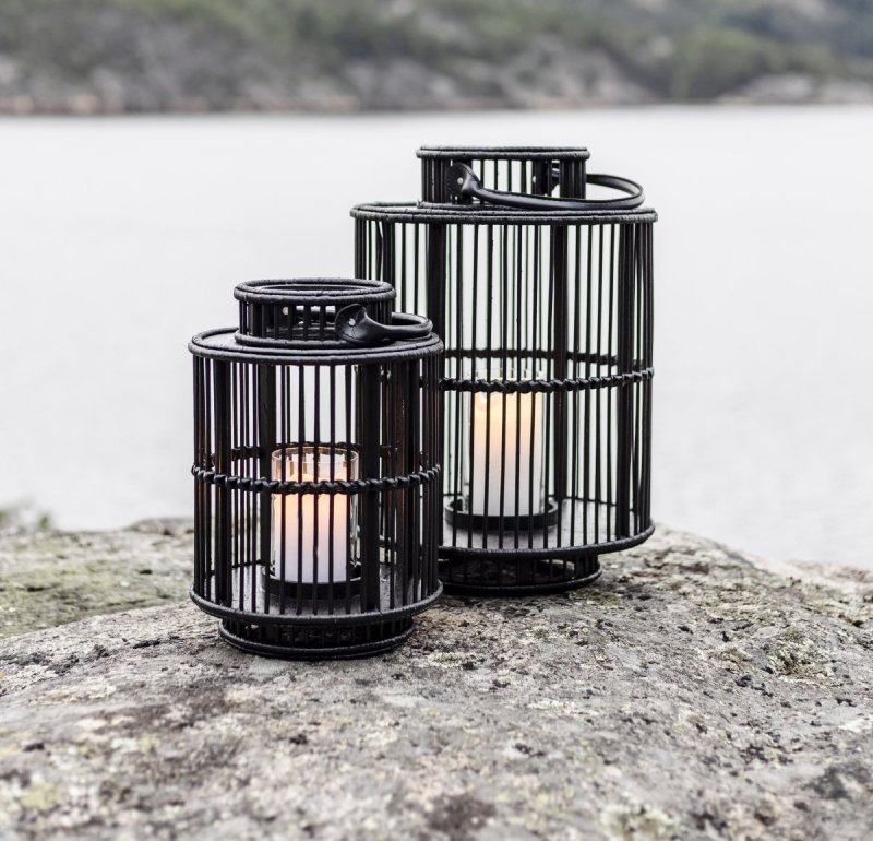 Scandinavia SCANDI Latarnia / Lampion 32 cm Czarny