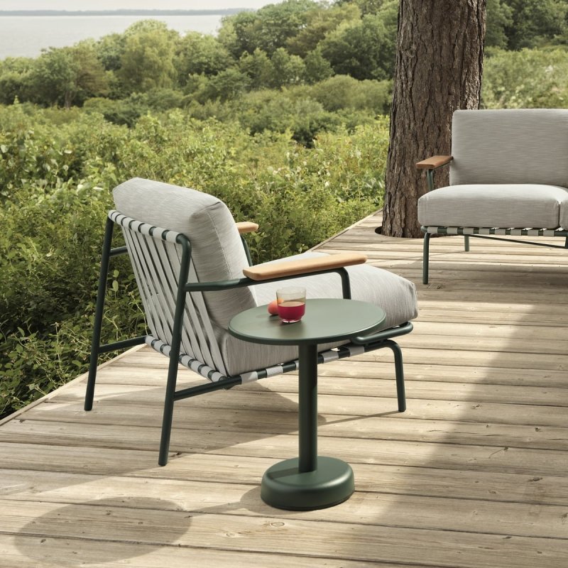Muuto SETTLE Fotel Ogrodowy / Jasnoszary