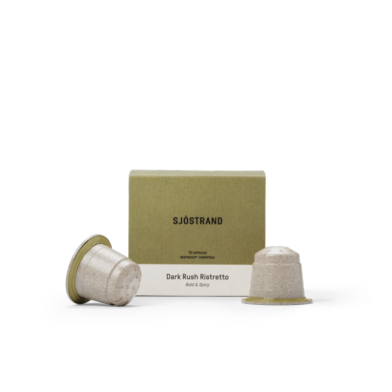 Sjöstrand DARK RUSH RISTRETTO Kapsułki Kawy 10 Szt. / Biodegradowalne