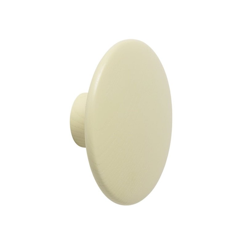 Muuto DOTS Wieszak Drewniany M - 13 cm Jasnozielony Beige Green