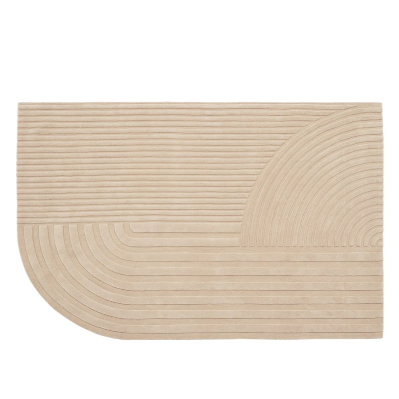 Muuto RELEVO Dywan Wełniany 200x300 cm / Jasnoróżowy