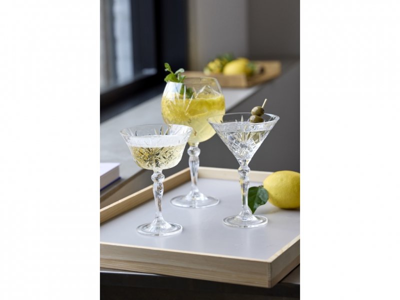 Lyngby Glass MELODIA Kryształowe Kieliszki do Gin &amp; Tonic - Aperola / 4 Szt.