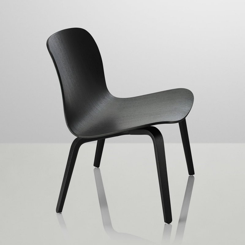 Muuto VISU LOUNGE Krzesło Drewniane - Dębowe