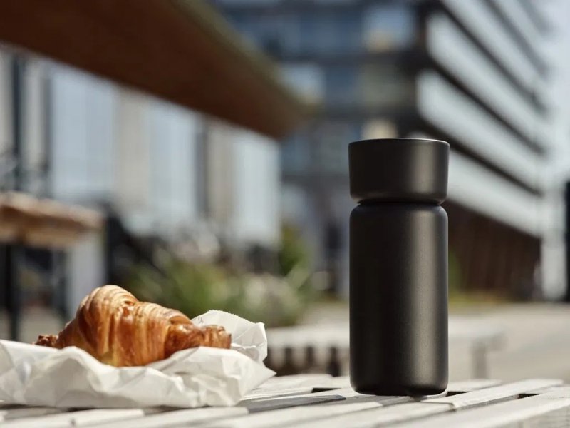 Kubek termiczny Zone Denmark Singles 400 ml czarny