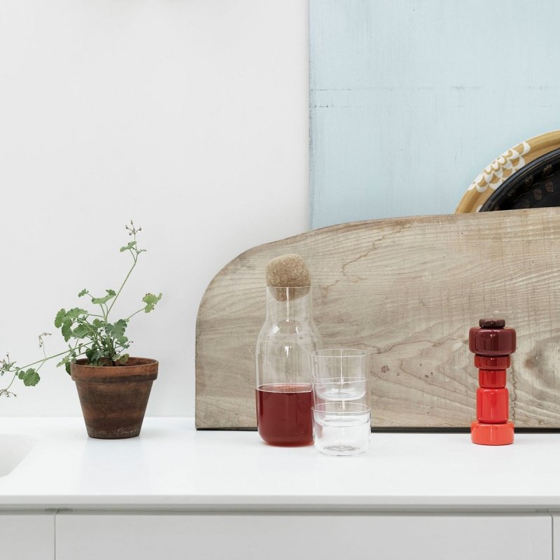 Muuto CORKY Karafka z Naturalnym Korkiem 1 l Szara