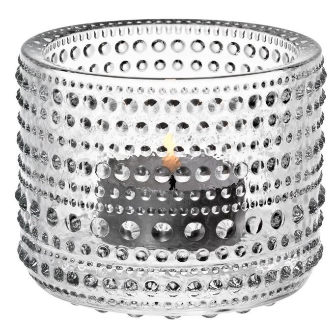 Iittala KASTEHELMI Świecznik Tealight / Transparentny