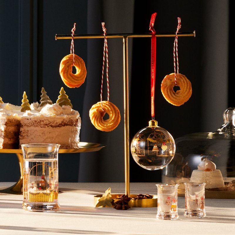 Holmegaard CHRISTMAS Dekorowana Bombka Choinkowa / Edycja 2023