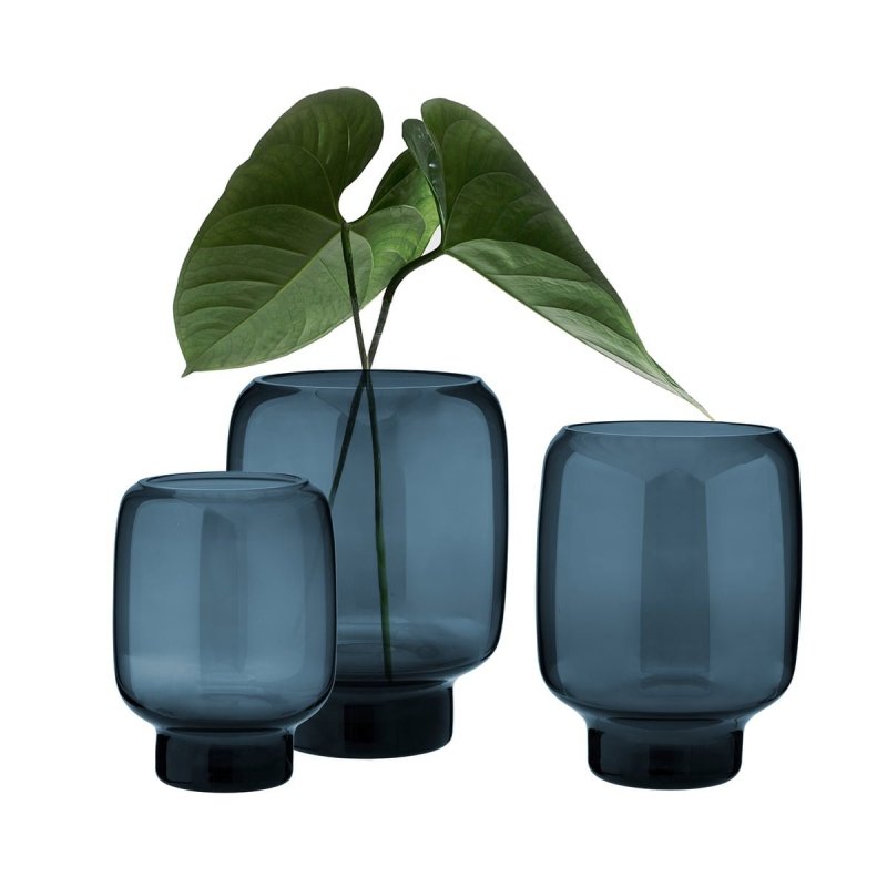 Stelton HOOP Wazon do Kwiatów 14 cm Granatowy