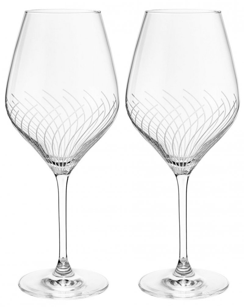 Holmegaard CABERNET LINES Kieliszki do Czerwonego Wina 520 ml 2 Szt.