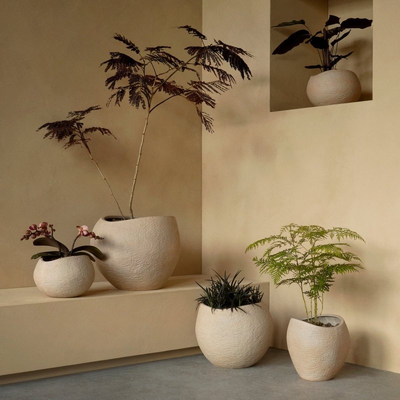 Audo PLANTS Doniczka do Kwiatów 17 cm / Ivory