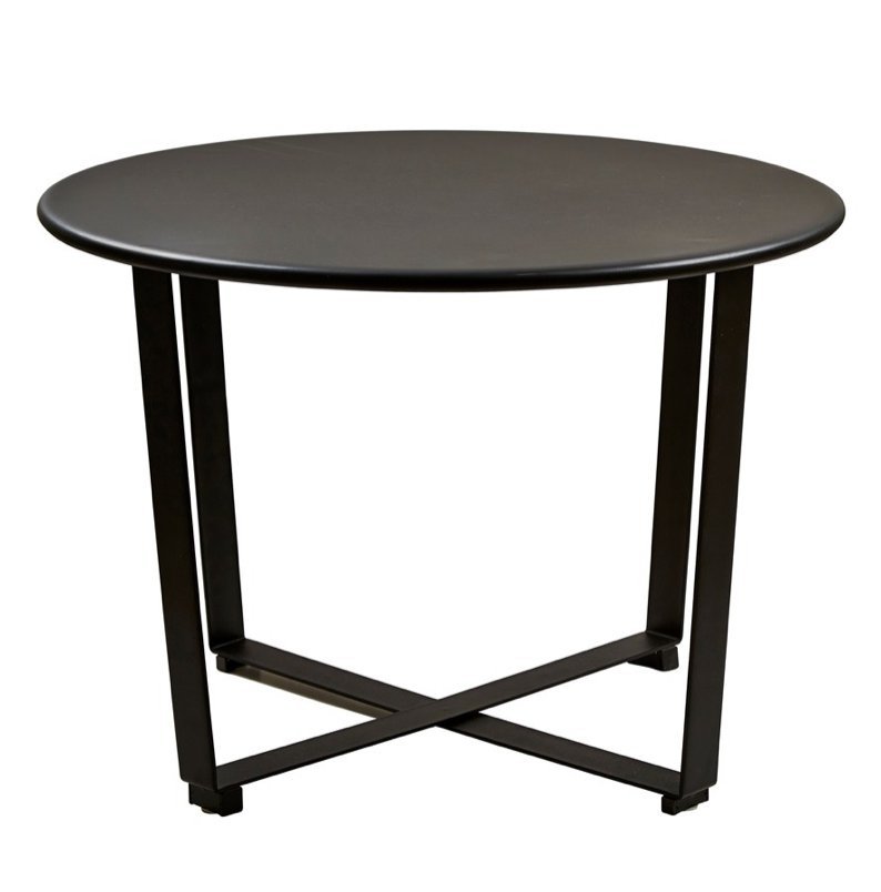 Villa Collection SIMPLY Okrągły Stolik Kawowy 62 cm Czarny