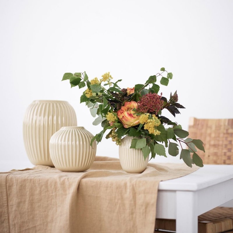 Kähler HAMMERSHØJ Wazon do Kwiatów 20 cm Różowy